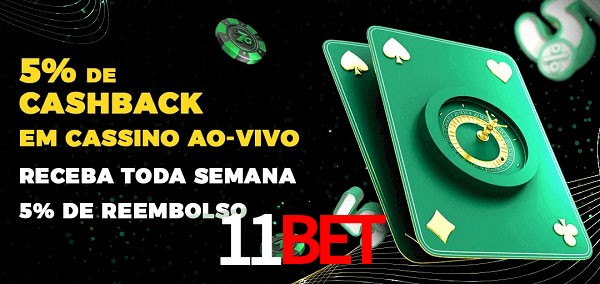 Promoções do cassino ao Vivo 11bet